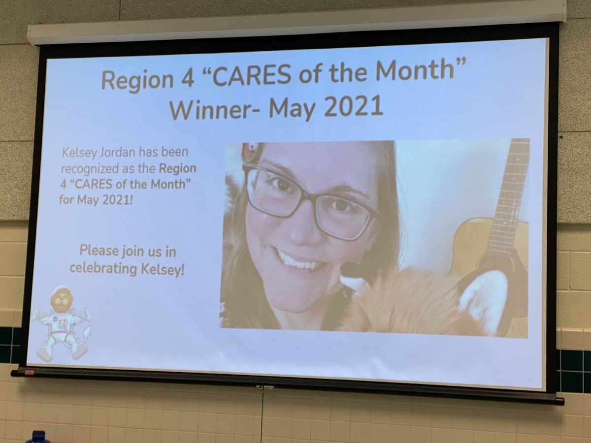 kingsparklions's tweet photo. Congratulations to KP music teacher, @k_jordan_music Kelsey Jordan @Region4FCPS #fcpsCARES winner! #R4likeneverB4 https://t.co/bOKpbZCu77