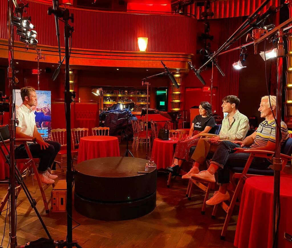 flickdirect's tweet photo. Our correspondent @josephavore had a great chat this morning with #jonathanbutterell , #maxhardwood , and #laurenpetel about the upcoming #amazonfilm @jamiemovie. Look for the full interview in early September on all @flickdirect channels. https://t.co/HRPnqqF3Y2 https://t.co/cGrwZTvA3o
