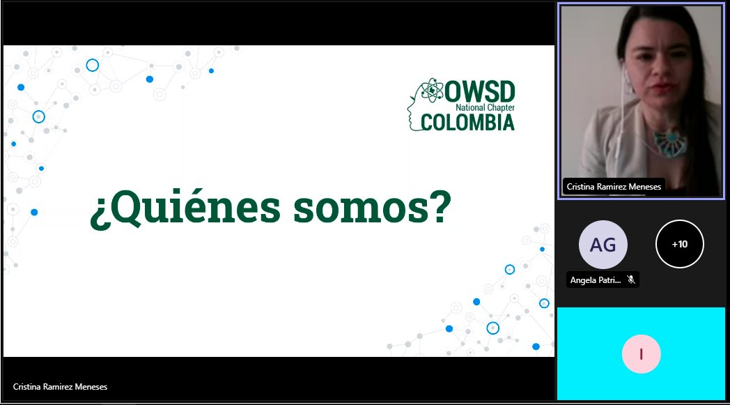 Cristina Ramirez expone los resultados de las encuestas realizadas a las mujeres miembro de la <a href="/OwsdColombia/">OWSD Colombia 🇨🇴</a>, allí exponen sus condiciones de vida.

Conéctate facebook.com/UniLibertadore…