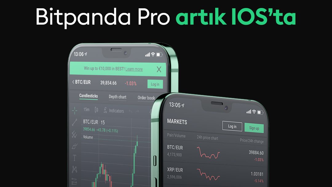 Bitpanda Pro iOS uygulaması çıktı! 🥳  Grafikler ile aranın iyi olduğunu düşünüyorsan kullanışlı ve güvenilir Bitpanda Pro tam sana göre! 📊📈

İndirmek için 👉 apple.co/3sr8FhV

#bitpandatürkiye #bitpandapro #altcoin