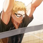 the clever middle blocker🏐#ハイキュー pic.twitter.com/K…