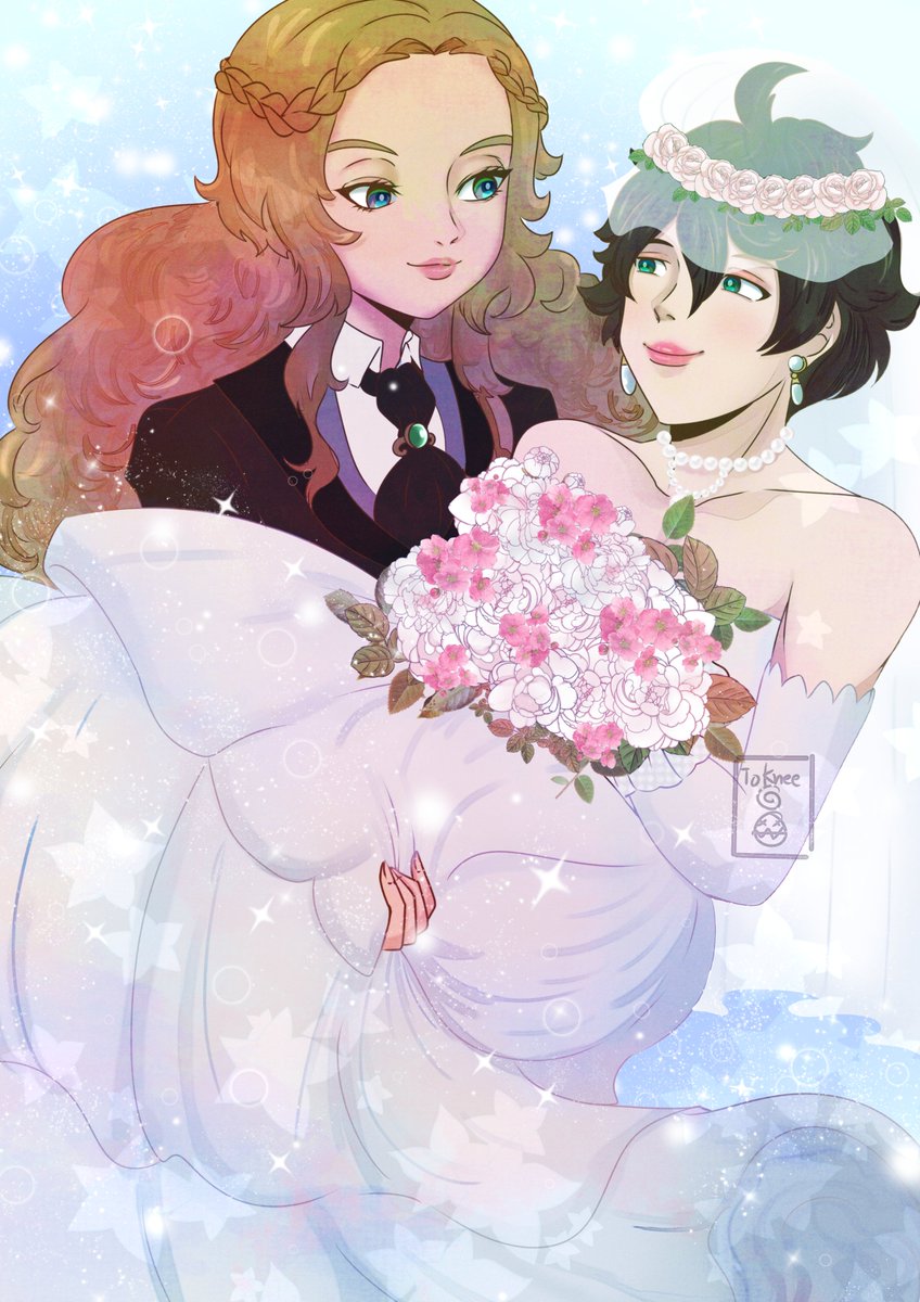 TokuniiVT's tweet photo. They are INDEED married your honor.
#identityv #idv #edaemil https://t.co/ENuSysNLxA