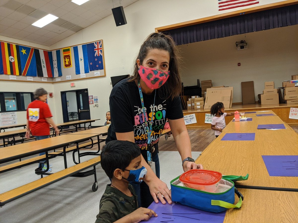 First day of school for the 2021-2022 year. Go Eagles!