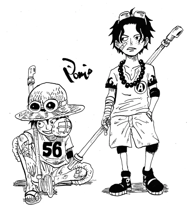 少年エース少年ルフィ 