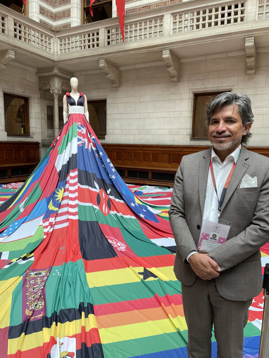 In the words of <a href="/BTahzibLie/">Bahia Tahzib-Lie</a>, the Amsterdan #RainbowDress is such an extraordinary example of artivism: fashion with a purpose. Let’s continue working together to achieve the goal of having a full rainbow dress by 2030. #decriminalization #IESOGI