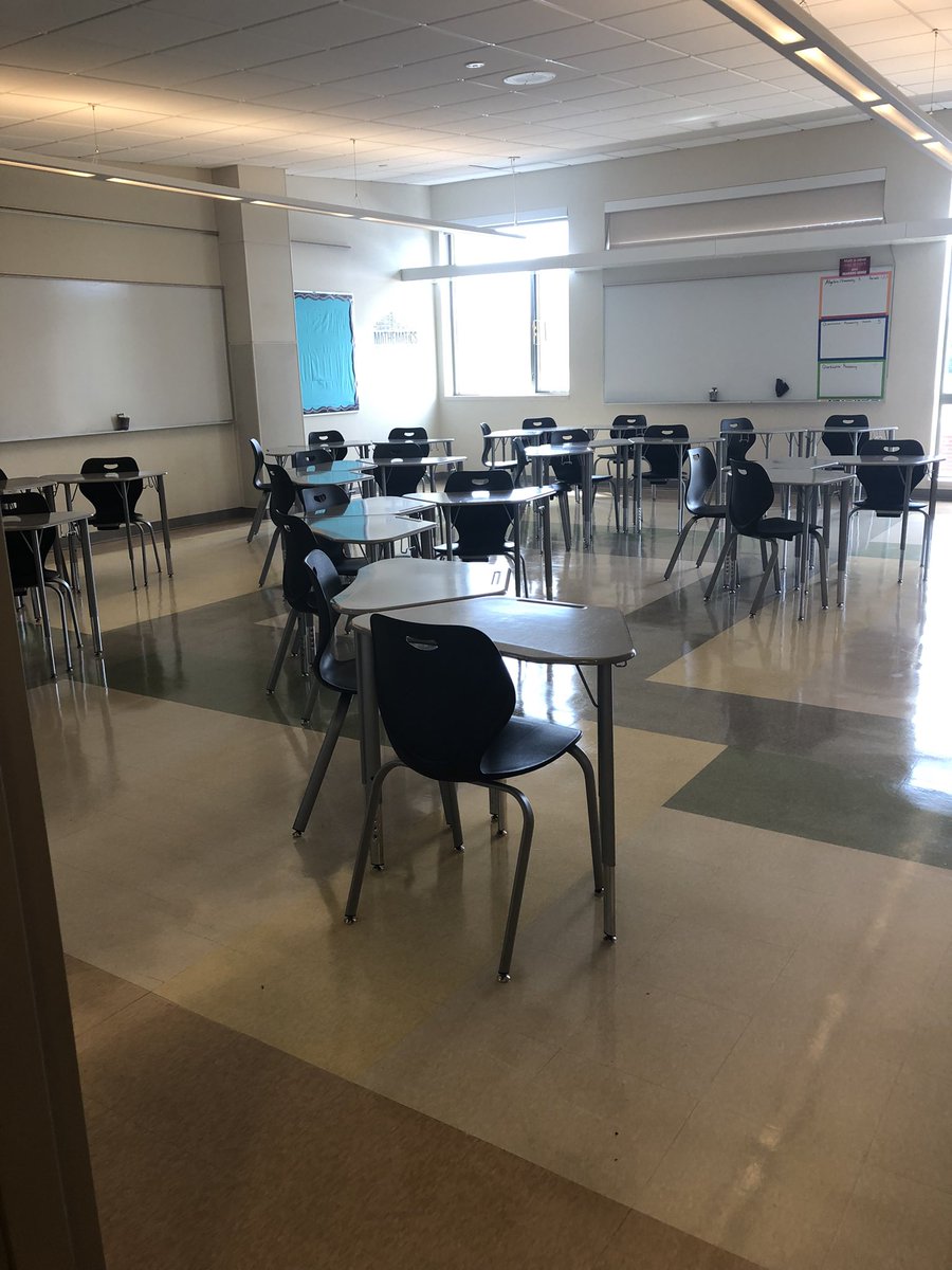 MsRoyGHS's tweet photo. Classroom is officially set up! So excited to start year 6 in two weeks especially with a return to (almost) normalcy. https://t.co/BPvuq3XqMQ