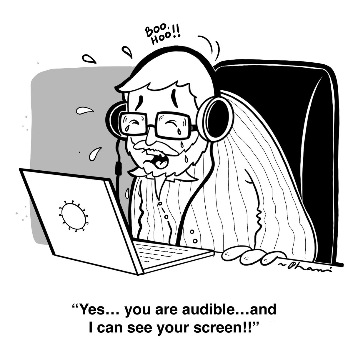 phani tetali (@happyanimator) on Twitter photo The most often repeated words these days…
#india #cartoonist #cartoon #digitalart #illustration #digitallife  #onlineclasses #onlinemeetings The most often repeated words these days…
#india #cartoonist #cartoon #digitalart #illustration #digitallife  #onlineclasses #onlinemeetings