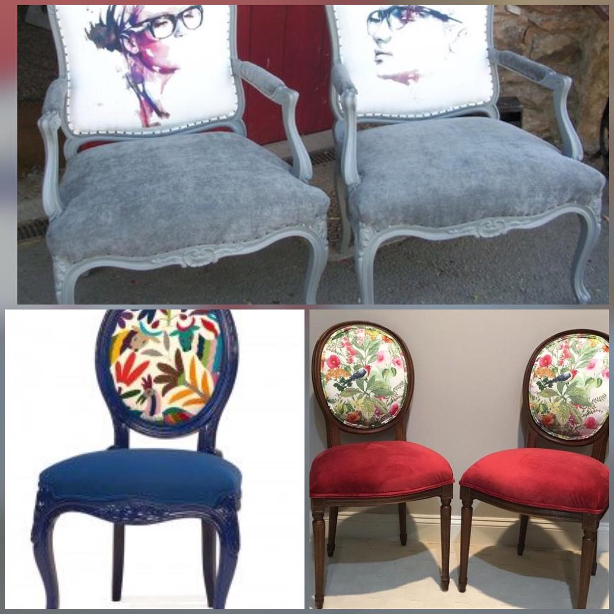 AbeDecorStudio's tweet photo. Ideas de #sillasdecomedor y #poltronasclassicas #tapizadas asientos #unicolor #terciopelos y espaldar #telascoloridas #telasestampadas #tendencia #decoracion #estilomoderno #abedecorstudio #homedecor https://t.co/4gmXd2psAG