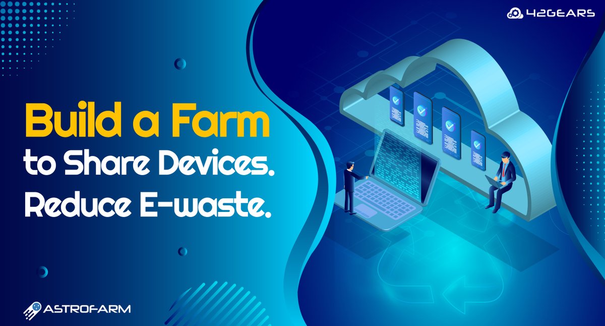 42gears's tweet image. Reduce e-waste. Let your distributed DevOps teams share testing devices. Try AstroFarm.
bit.ly/2VKhQun
#PrivateDeviceFarm #RealDeviceTesting #PrivateMobileAppTestingPlatform #AstroFarm #42Gears
