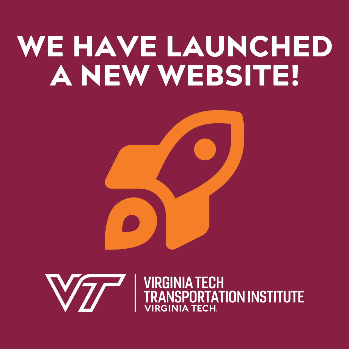 VTTINEWS's tweet photo. We have updated our website! Be sure to head over to https://t.co/qE9v6ms8Ph to see our new design and to learn more about VTTI! https://t.co/aNCuQ51NxW