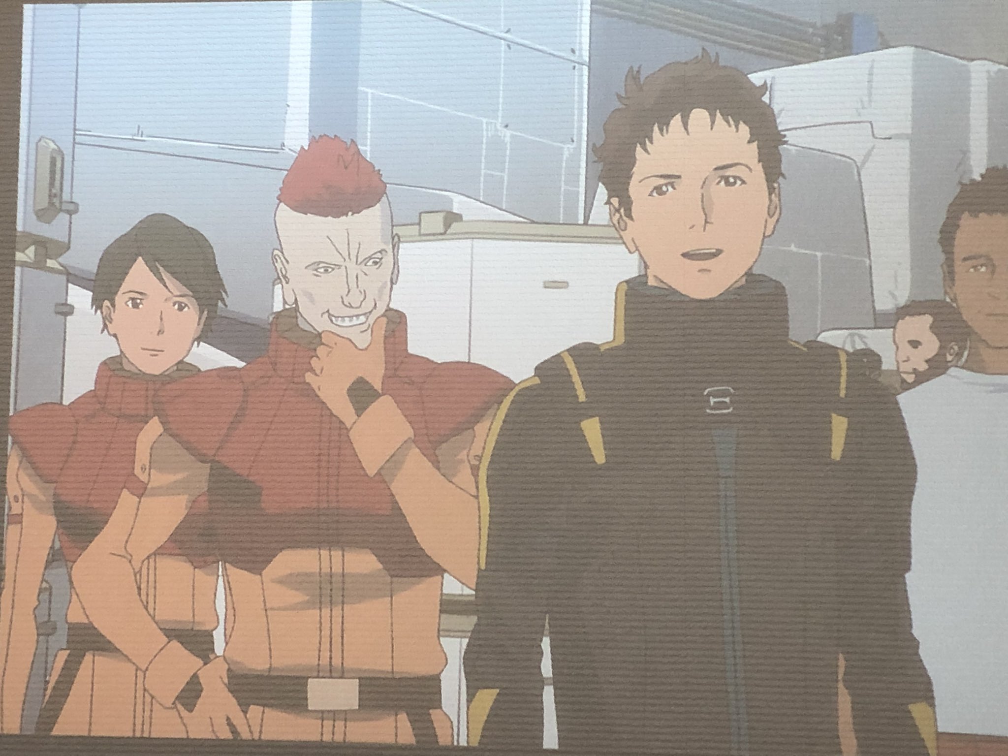 Twitter 上的 ギギアンダルシア Chikage Yorha ハサウェイの左にいる赤モヒカンがゴルフです も1人白人の金髪モヒカン も色白といえば色白でシベットというキャラいます すみません 突然横から説明しちゃって T Co Jgafl7ofjm Twitter