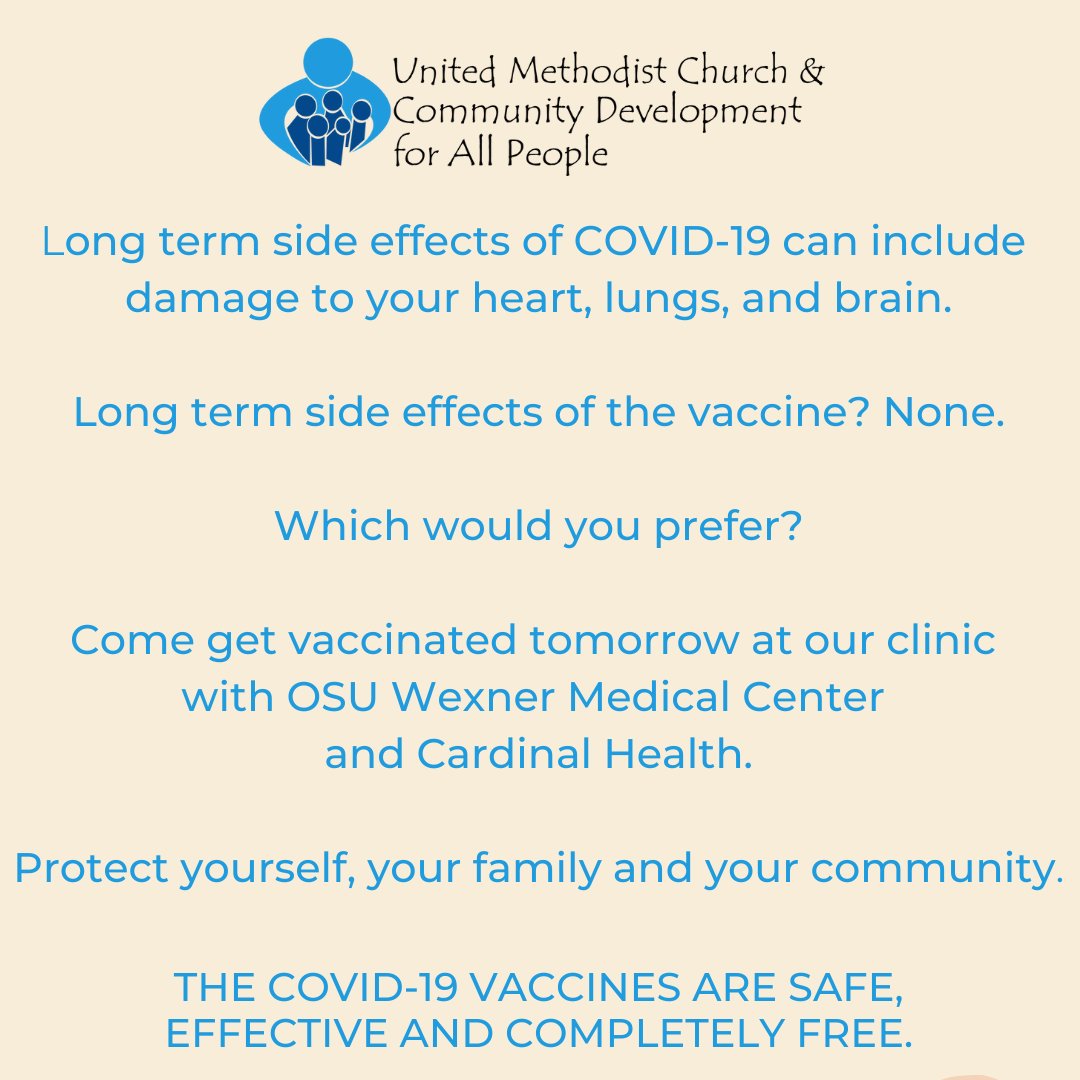 4AllPeople4's tweet photo. Vaccine clinic tomorrow, 10:30am-2:30pm, All People's Fresh Market, 945 Parsons Avenue, Columbus https://t.co/nCZuuQNIYo