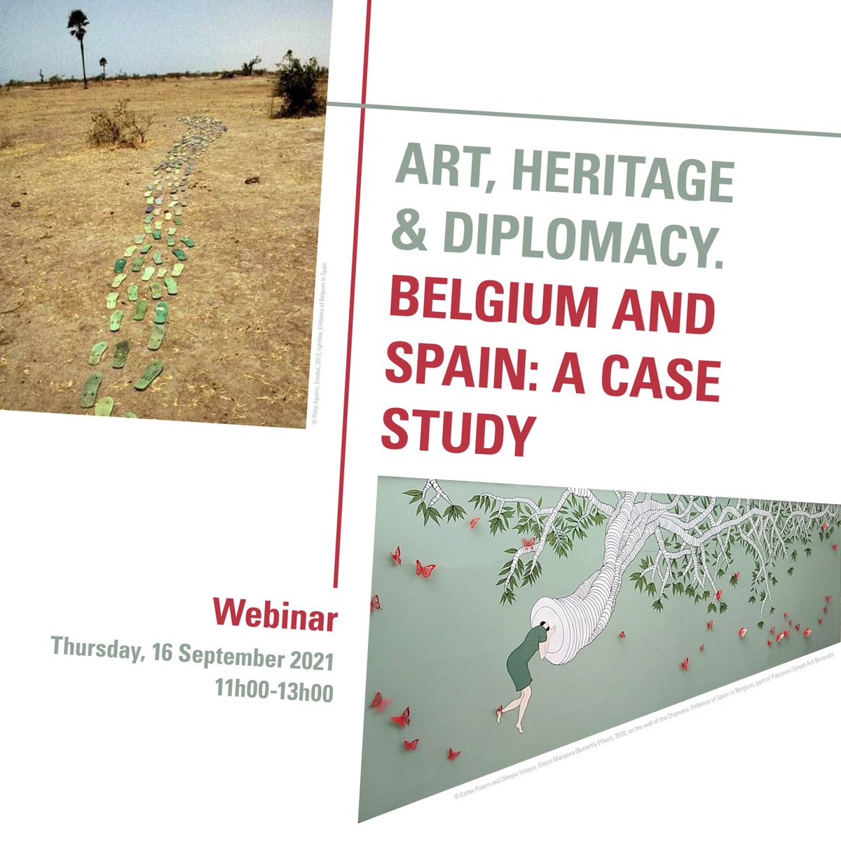 idauwe's tweet photo. Save the date - webinar on 16 September 11h00-13h00
Free participation upon registration (via website Belgian art &amp; diplomacy) https://t.co/FAdhouo3ev