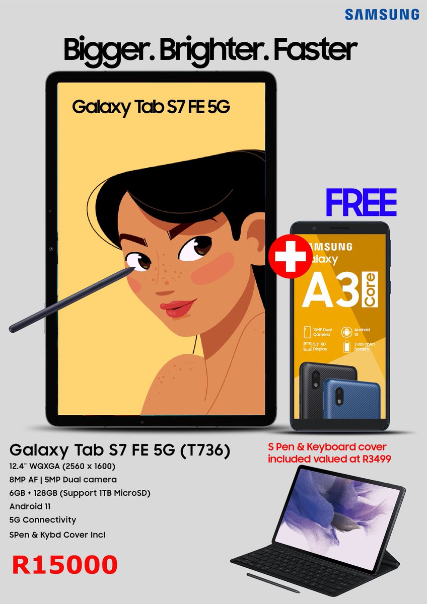 grate_tech's tweet image. There are two things one needs in life, a good laptop and a Good phone ✔️✔️
Now you can make calls that matter and close deals to are unthinkable 🚀🚀🚀
.
.
Also includes a free pen and cover 💓💓💓
#wcw #wce #samsung #smart #work #play #business #school