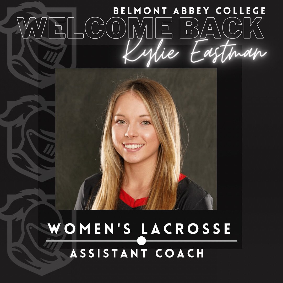 Welcome BAC <a href="/EastmanKylie/">Kylie Eastman</a> our new assistant coach! #crusaders #raisethered #abbeywlax