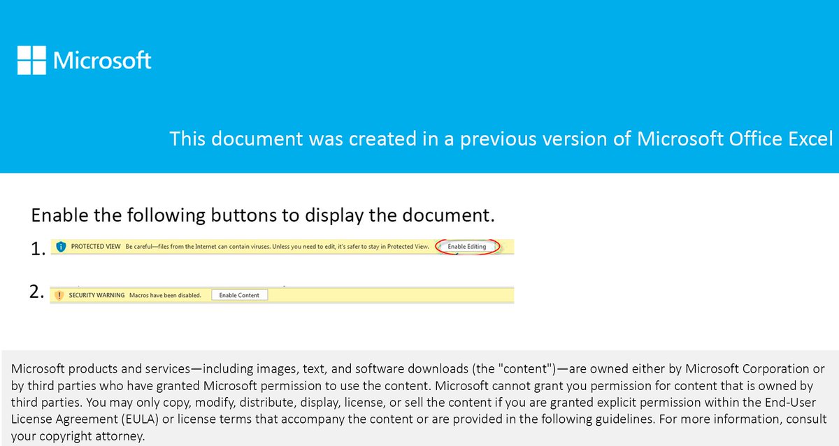 More #Dridex being delivered from <a href="/discord/">Discord</a> app.  A less common <a href="/MsftSecIntel/">Microsoft Threat Intelligence</a> coercive lure in the #maldoc

Dridex payload URL:
hxxps://cdn.discordapp[.]com/attachments/877498008575549440/877498048991858688/11.dll

<a href="/fr0s7_/">Frost</a>
<a href="/FewAtoms/">Few Atoms</a>
<a href="/500mk500/">Mikhail Kasimov</a>
<a href="/abuse_ch/">abuse.ch</a> 😉

labs.inquest.net/dfi/sha256/968…