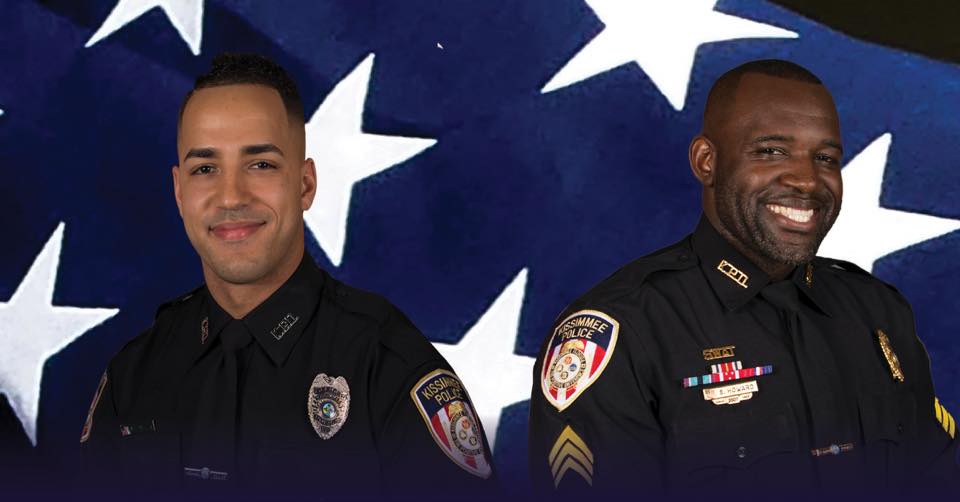 Today, our hearts are with our brothers and sisters at @kissimmeepolice. It's been four years since we lost Officer Matthew Baxter and Sergeant Sam Howard. We will never forget their service or their sacrifice. #FallenHeroes
