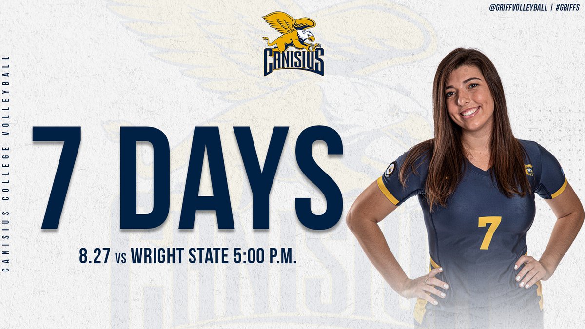 GriffVolleyball's tweet photo. One more week until it’s go time. 😤

#Griffs | #MAACVB https://t.co/avUxeTQJX0
