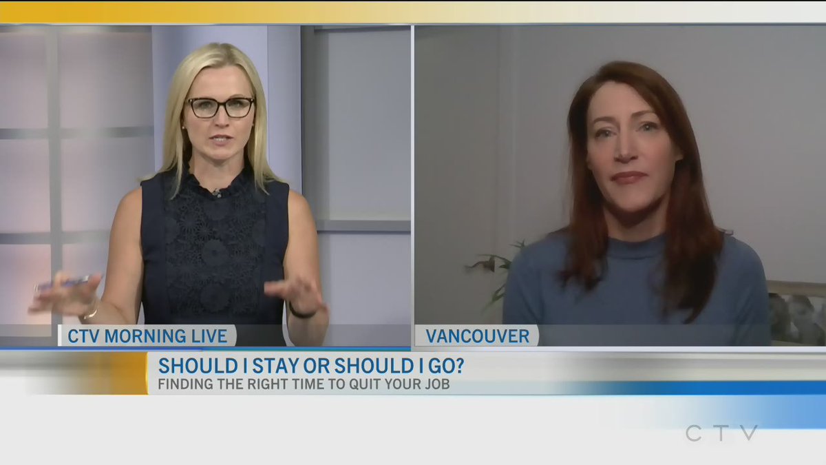 CTVYMOttawa's tweet photo. Should I Stay Or Should I Go? | CFO and Author @melaniepumpcfo tells us more about when it's the right time to make a move and change jobs. https://t.co/tuzvbeILc5 via @ctvottawa https://t.co/esc53dMTUz