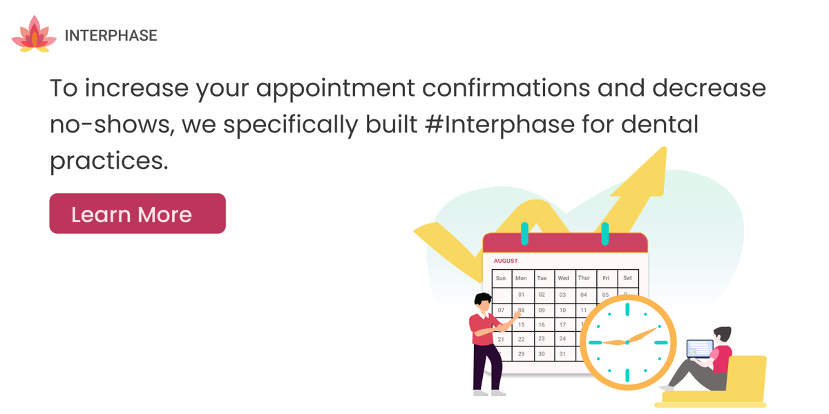 letsinterphase's tweet image. Learn more about Interphase: bit.ly/appointment-re…

#Interphase #LetsInterphase #appointmentreminder #patient #reminder #automated #integration #pms #communication #patientcare #sms #email #demo