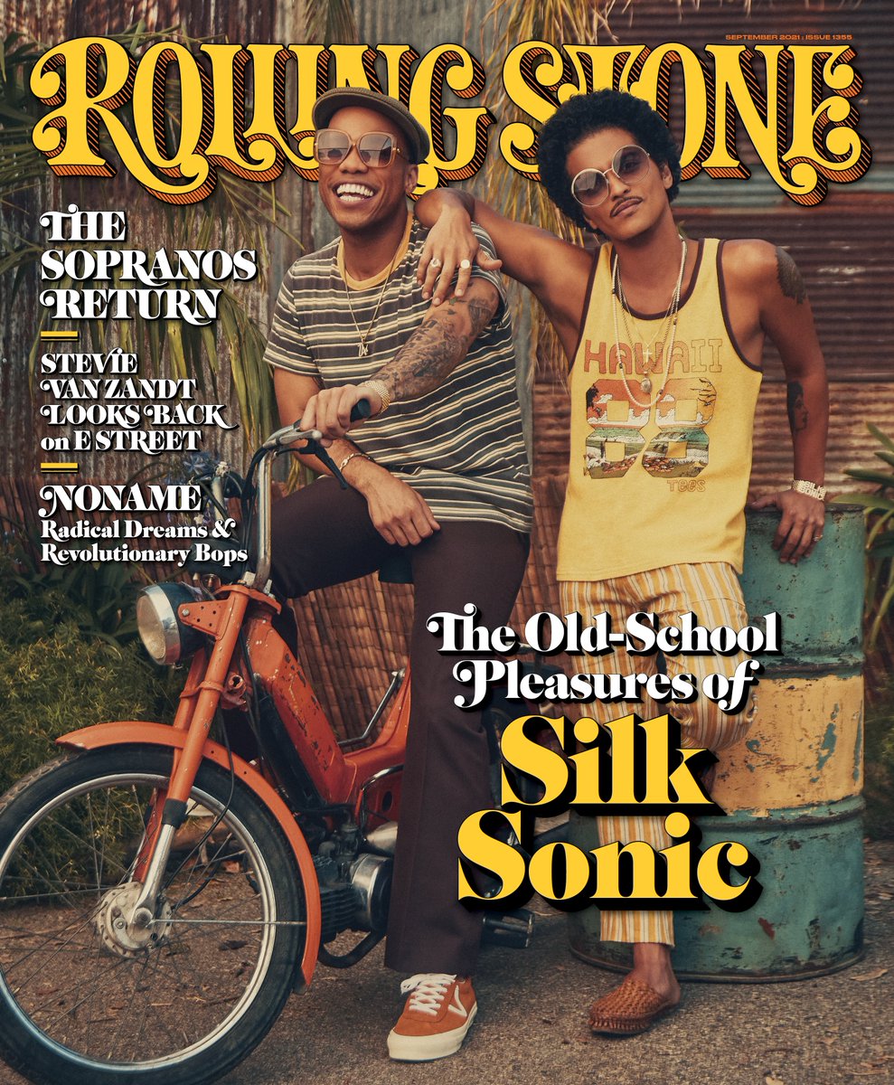 .<a href="/silksonic/">Silk Sonic</a> grace the cover of <a href="/RollingStone/">Rolling Stone</a> ✨ <a href="/BrunoMars/">Bruno Mars</a> <a href="/AndersonPaak/">ellie</a> 

Tap the link for full read: rollingstone.com/music/music-fe…
📸 <a href="/florentdechard/">Florent Déchard</a>
