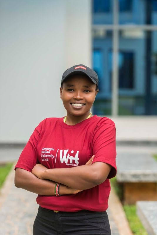 ✨WomenInTech Students Edition ShoutOuts✨

We are super excited  to feature Wanjiru Catherine(<a href="/_WanjiruCate/">Wanjiru Catherine</a>)  in our August Students Edition #womenintech shoutouts. She is pursuing a Masters in IT, Applied ML &amp; Software Development -Carnegie Mellon University Africa <a href="/cmu_africa/">Carnegie Mellon University Africa</a>