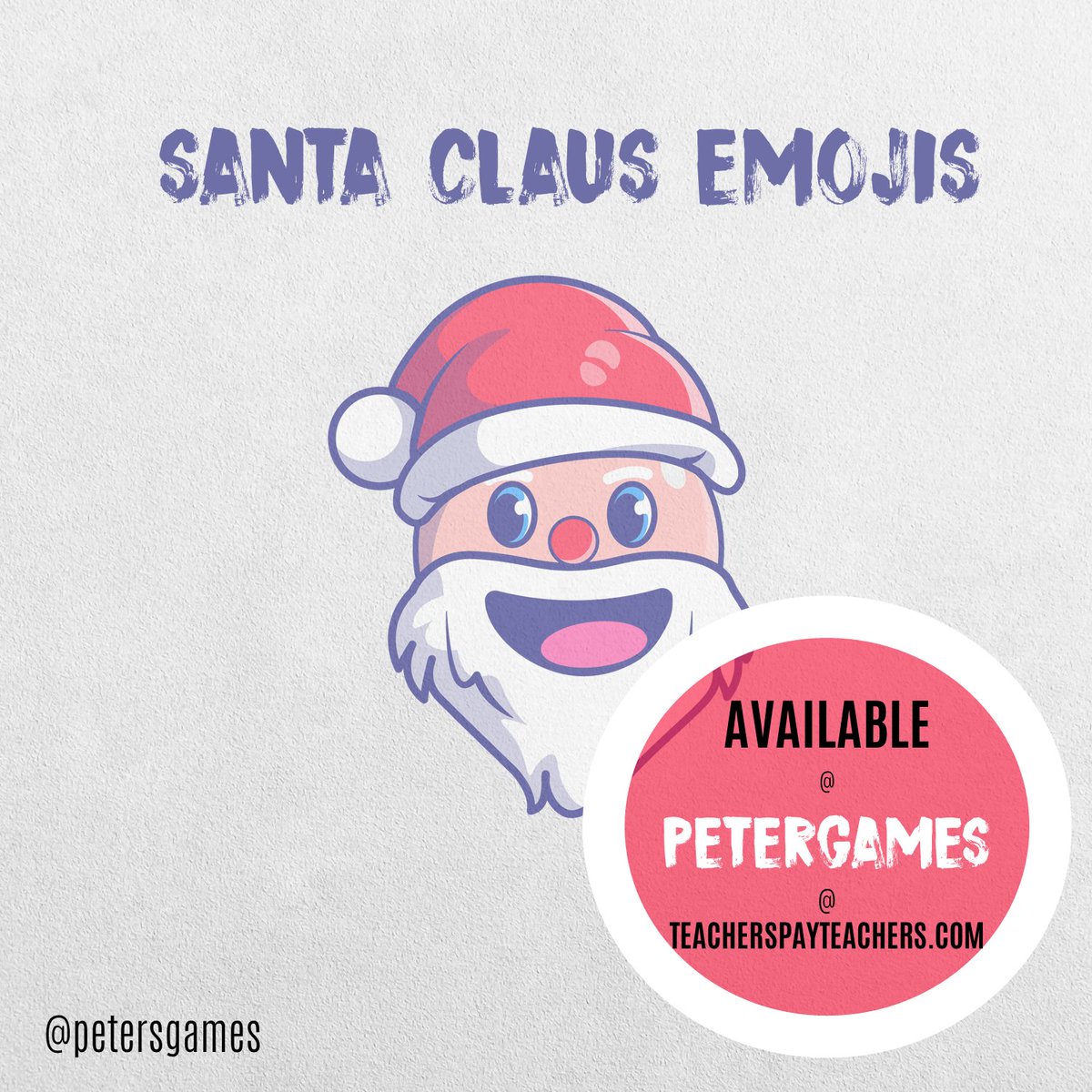 MaterialsEs111's tweet photo. I've prepared for you a set of 51 Santa Claus Emojis.   https://t.co/3cHXq0oUJM @TpT_Official #clipart #emosji #tpt #tptstore #tptseller #clipartartist #classroom #decor https://t.co/UGesmylz2L