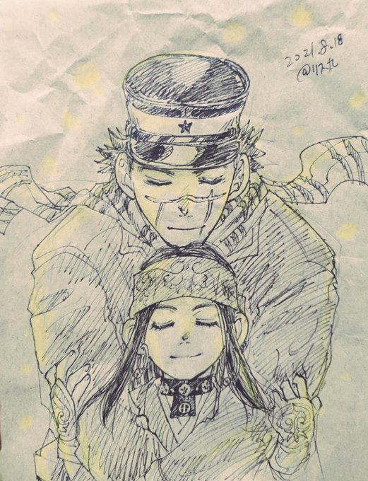 さっき緩衝材の紙に描いてた落描き杉リパ

ここまで色んな伏線と情景の仕込みを考えると、杉はもうリパさんの手離す気ないと思うんだけどね。 