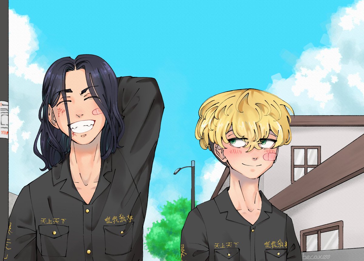 Becakesz's tweet photo. A normal day for Bajifuyu ☀️
#東卍FA https://t.co/L1y3itqddI