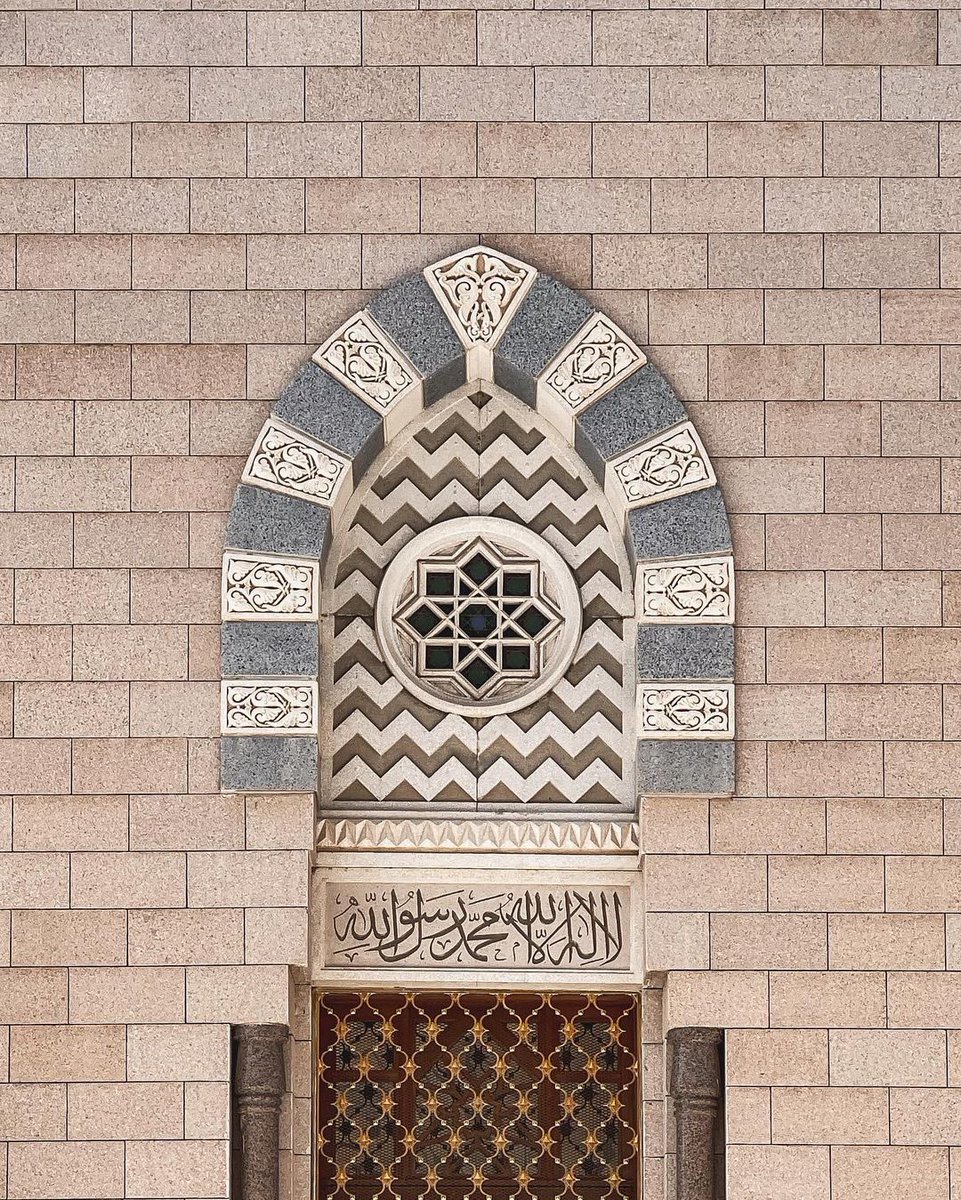 Hassan at the holy mosque of Medina ✨🤍