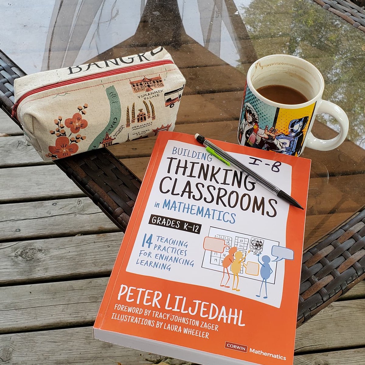 MmeJIB's tweet photo. Time to start thinking more about work and planning. Enjoying #ThinkingClassroom so far. It's making me look forward to going back and seeing Ss again! https://t.co/Gx5uS3CyVg
