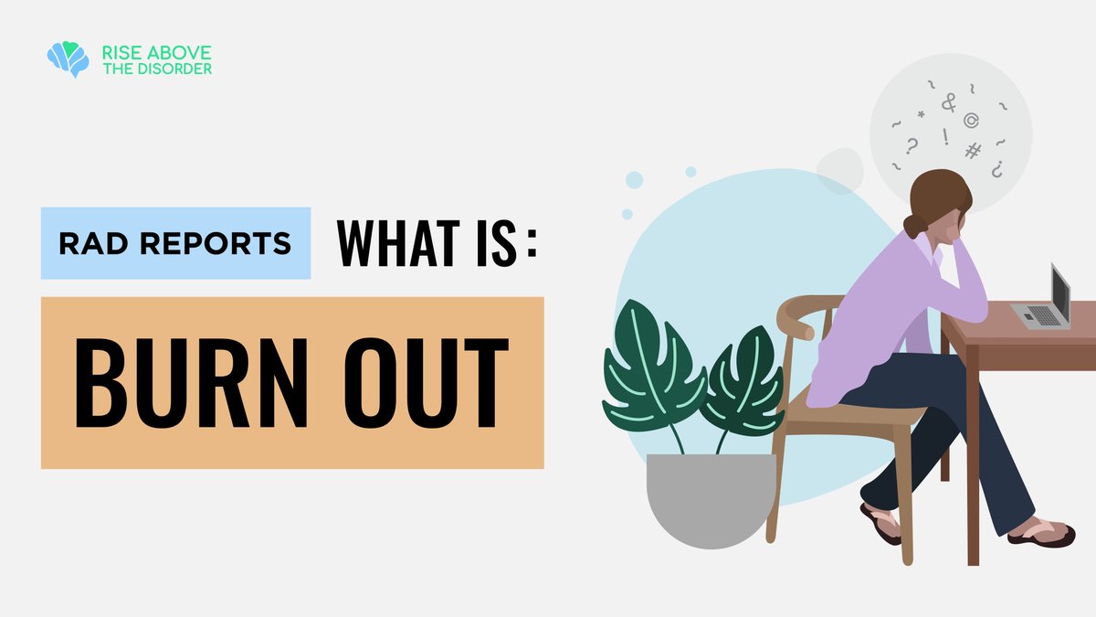 YouAreRAD's tweet photo. This week in #RADReports we are covering burnout😩
Burnout in the workplace can take a massive toll of productivity, motivation, and mental health🧠
Recognizing signs of burnout and combatting them can help avoid mental health issues and boost productivity in the workplace 📝 https://t.co/gj73NVeb9h