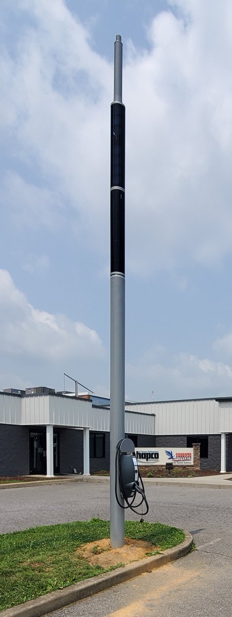 ElectrifyEvse's tweet photo. Electrify EVSE has partnered with Hapco and Gresco to develop a smart cities pole. The smart pole can be customized with EV Charging, solar, lights, video cameras, and LTE technology. Please reach out to us with any questions about this great new product.
#EV #EVCharging https://t.co/Pp5mM6RWz4