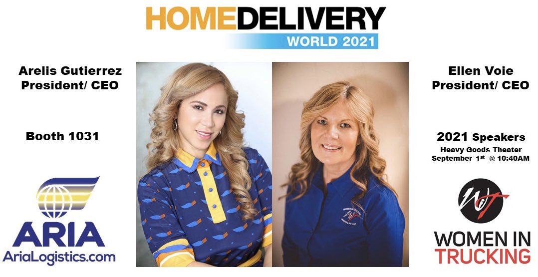 arialogistics_'s tweet photo. Join us @HDW_event with special guest Ellen Voie of @WomenInTrucking ! She will be speaking at the heavy Goods Theater on sept 1st at 10:40am! You do not want to miss out & make sure to stop by our booth 1031! #arialogistics #womenintrucking #hdw #booth1031 https://t.co/ccOKBDNfHU