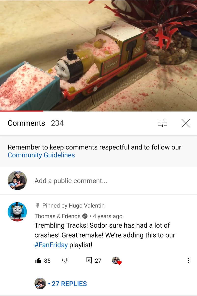 HugolValentin's tweet photo. Thanks to Thomas & Friends for commenting and adding our video to their channel๐๐โค๐๐ค๐ค
We appreciate it now your part of
#HugoSquad
#HugoValentin
#Thomasandfriends https://t.co/JhXqjfskdX
