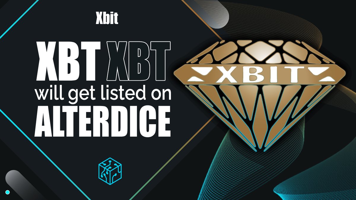 XBIT(XBT) WILL GET LISTED ON ALTERDICE

The following pairs will be supported:  
XBT/USDT
XBT/CCXX
Official website: xbitcc.com
Twitter: x.com/xbit_gaming
Github: github.com/XbitCC/xbitcoin
Official Email Address: info@xbitcc.com