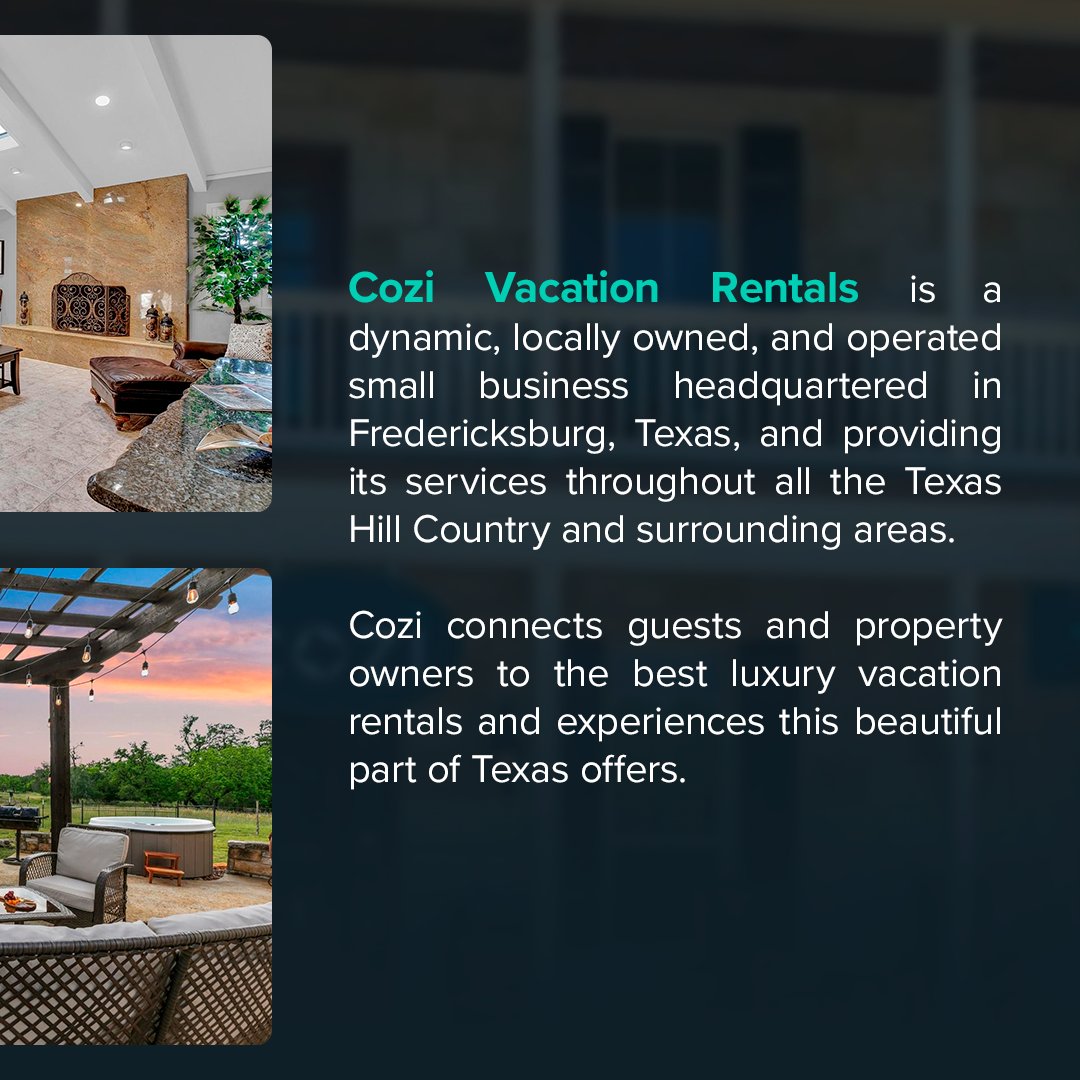 Cozi_vr's tweet photo. We help you make your moments memorable with the luxury experience and dream getaway you want.

Please take a look at our luxury collection of Texas Hill Country rentals at https://t.co/vdXfghJ2rT

#luxury #vacation #rental #getaway #texas #travel #winery #lifestyle #hillcountry https://t.co/dEIgs3gvaR