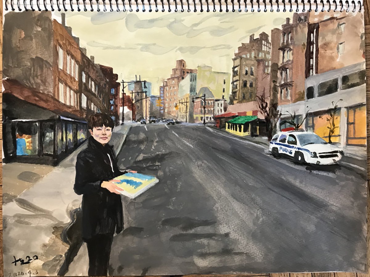 ARTBUYTV's tweet photo. Yu Hong on 6th Avenue Spring in New York Under the Pandemic by #LiuXiaodong

An observational painter, used being held up in New York due to the pandemic as an opportunity to explore how the streets would look like.

Join Our 350,000 Live Viewers
On GOTV HD
ARTBUYTV Channel #444 https://t.co/ODZuN5qz82