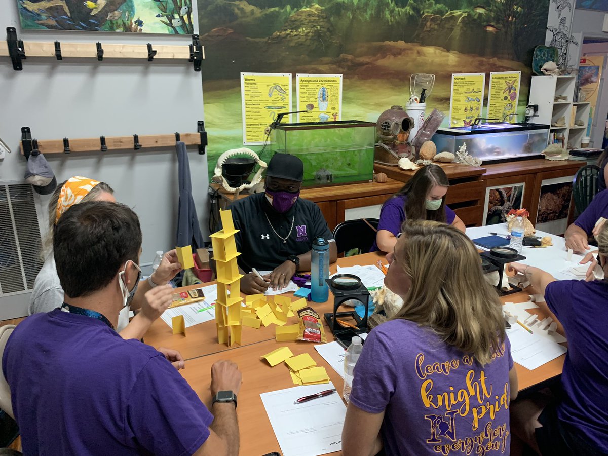 MrsWaycaster's tweet photo. Had a great time with @HCPSNC high school science teachers this morning at @teamecco #teambuilding https://t.co/GPlYJDKx0j