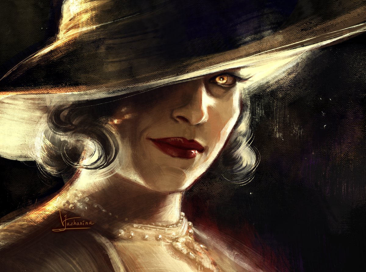 I've decided to make a mini-series to accompany Heisenberg's portrait and paint Lady D in the same style.

And if you think I paint too much of #LadyDimitrescu  do tell her that in the face and I'll stand aside and see what happens 😈🖤

#ResidentEvilVillage #LadyDimitrescufanart