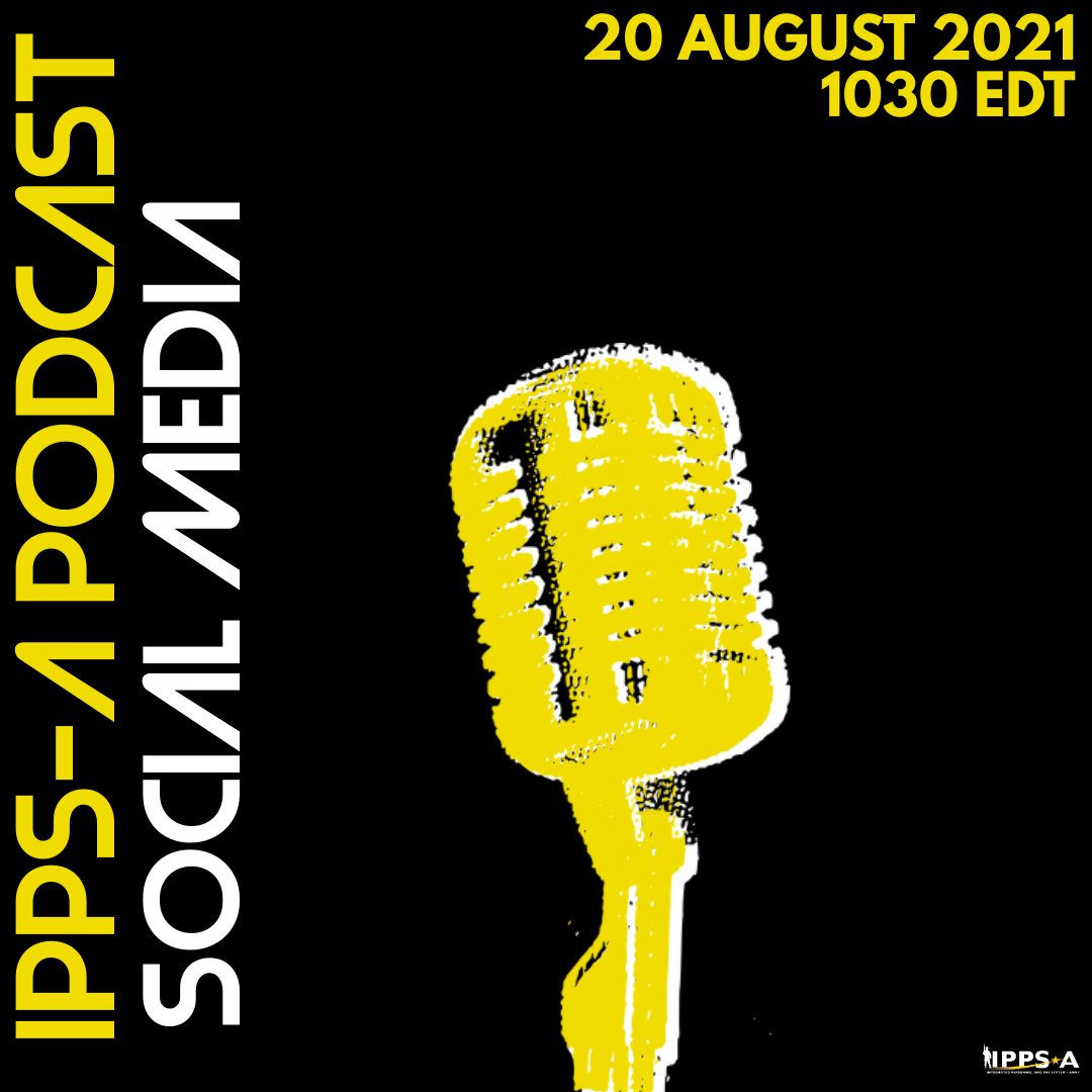 IPPSArmy's tweet photo. Tune in via FB Live on Friday, 20 August to listen to the newest episode in the IPPS-A Podcast series. In this episode COL Gregory Johnson, LTC Megan Meinholz, CW3 Scedric Moss and Harper Hurwitz discuss Social Media. @USArmy @USArmyReserve @NationalGuard #IPPSAPodcast https://t.co/dRUexYunYO