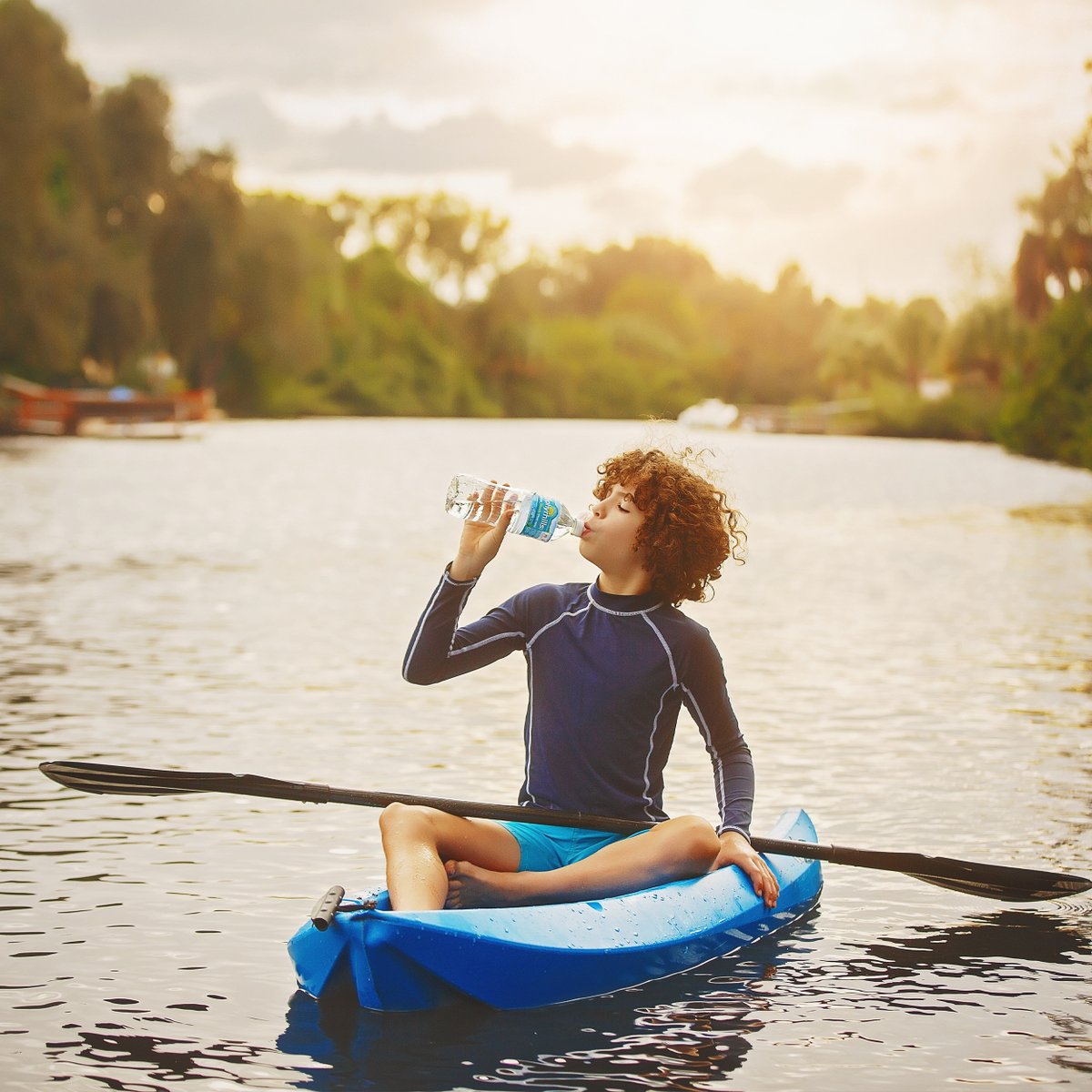 ReadyRefresh's tweet image. Post up lakeside with water in hand because summer never ends in Florida. *sun emoji* 
.
.
.
#ReadyRefresh #RRDelivers #Zephyrhills