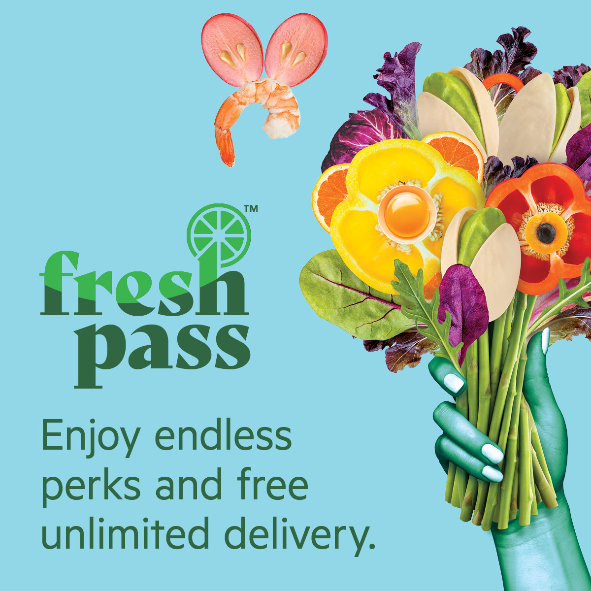 Freshen up the way you grocery 📱🍍🥦🥕🍓