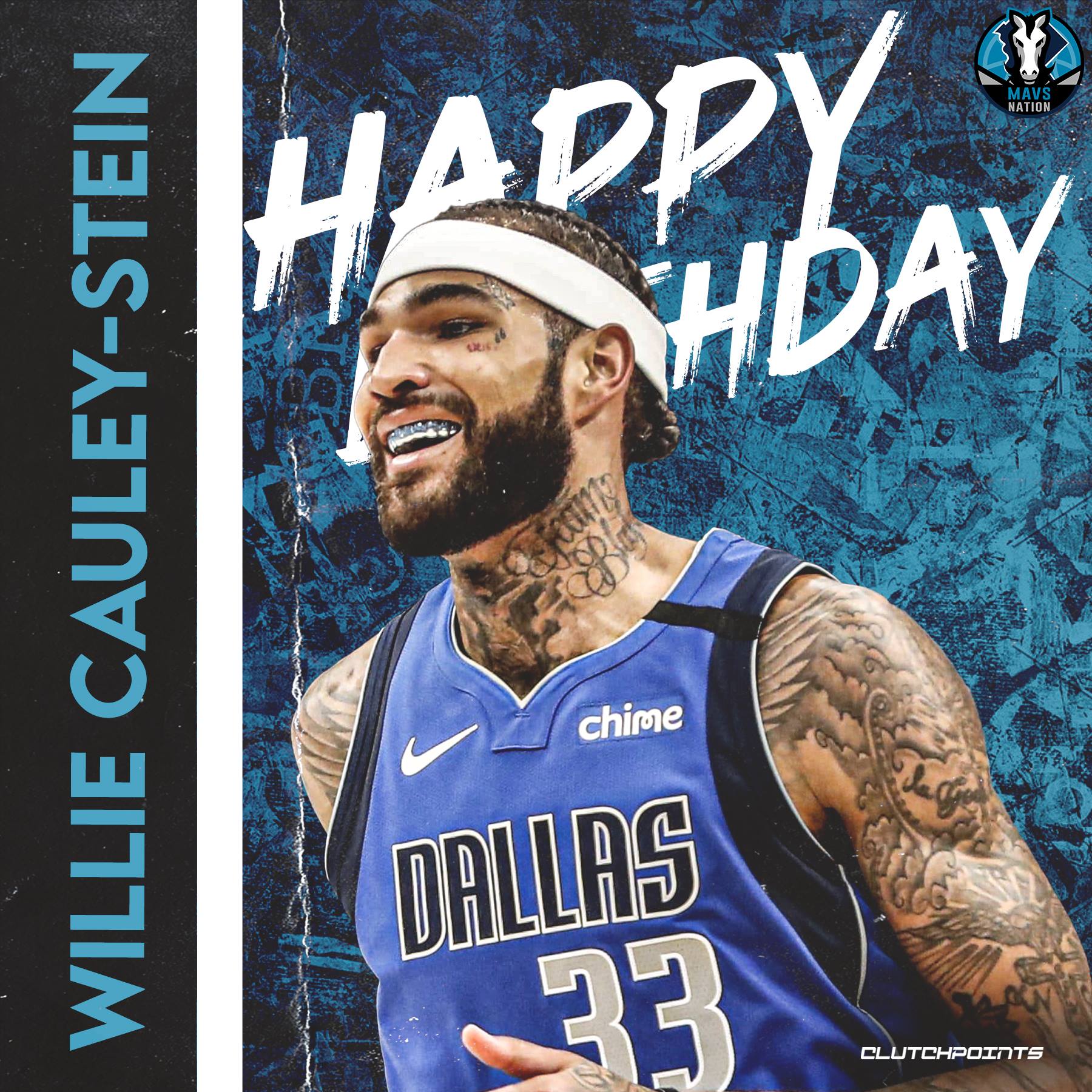 Mavericks Nation, let\s all greet Willie Cauley-Stein a happy 28th birthday!  