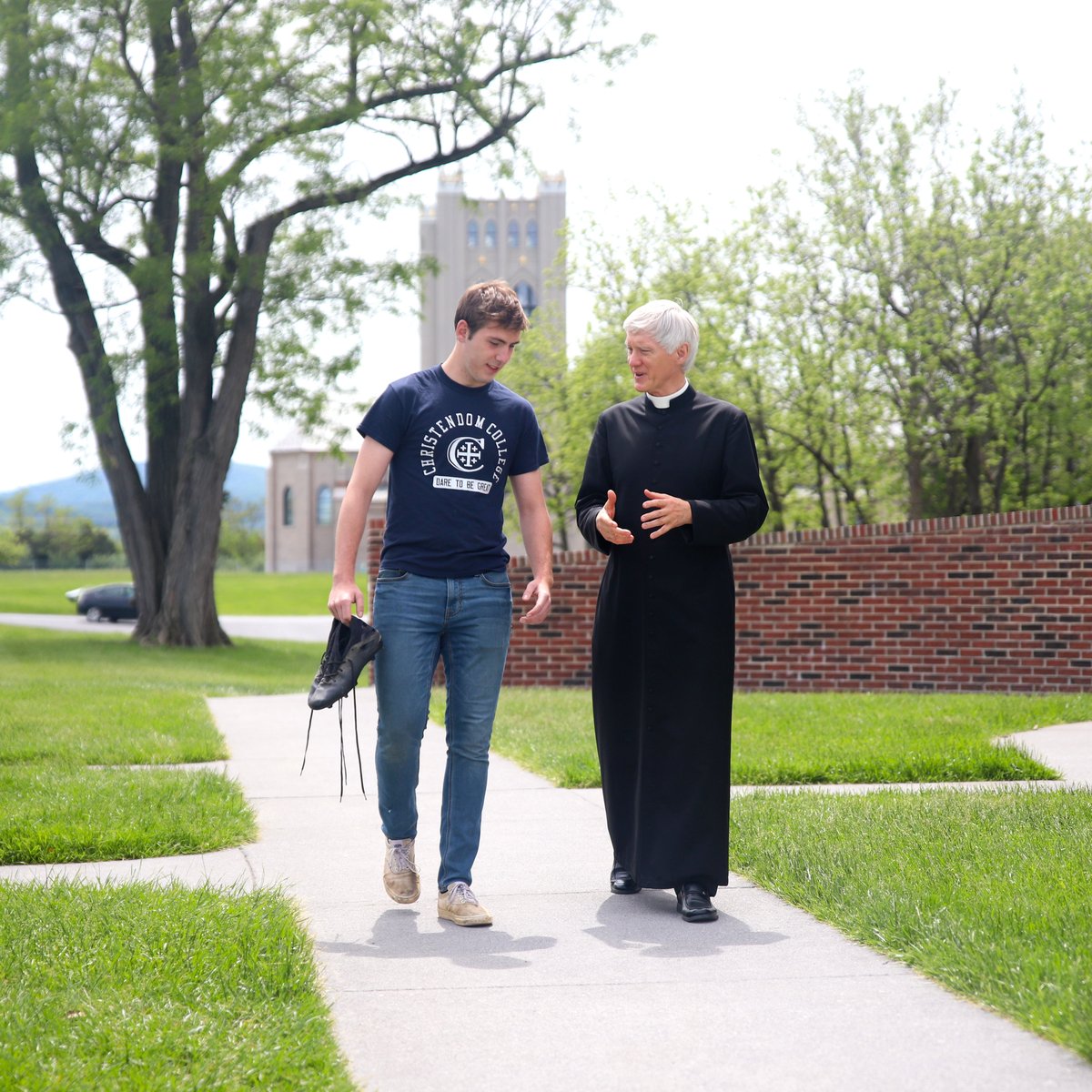 ChristendomVA's tweet photo. “Christendom College is not just a superior academic institution. It forms young men and women into real Christian disciples.  So it was at the college’s founding in 1977. So it is today. No one can ask anything higher from higher education." — Archbishop Charles Chaput https://t.co/kKIutU2VhN