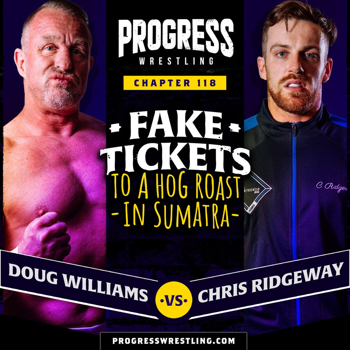 ThisIs_Progress's tweet photo. The Ambassador of British Wrestling Returns...for a date with Smash Mouth

DOUG WILLIAMS vs CHRIS RIDGEWAY

Chapter 118 - Saturday 21st August, only on:

@peacockTV
@WWENetwork
demandPROGRESS https://t.co/tuq1HUx2wS
