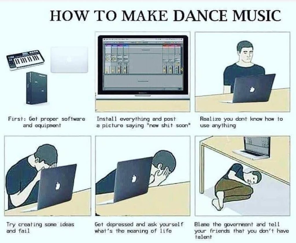 EsotericCo_'s tweet photo. Getting started as a producer can be frustrating and just down right frightening. 

What are some roadblocks you experienced when you first started producing? How did you over come them? https://t.co/ICwFRJu9ZV