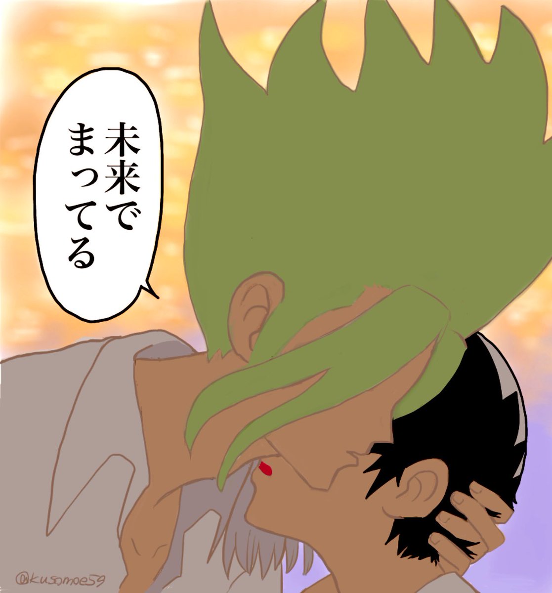 日寺をかける千ゲ落書き(パロ)🚀🃏 