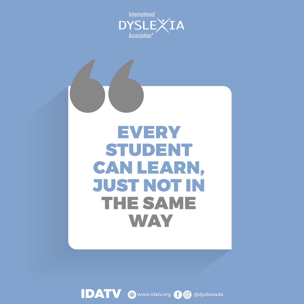 Drop a comment below on ways you find are effective to teach students or adults with reading challenges? Want to learn more? Visit idatv.org