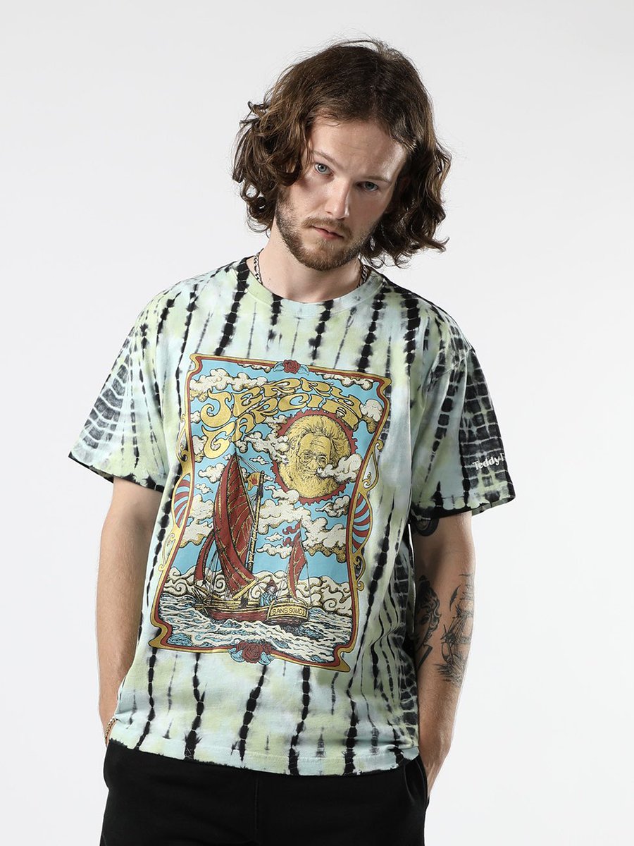 teddyfresh's tweet photo. Teddy Fresh x Jerry Garcia available 08/19/2021 © 2021 Jerry Garcia Family LLC https://t.co/9JRfykZv62